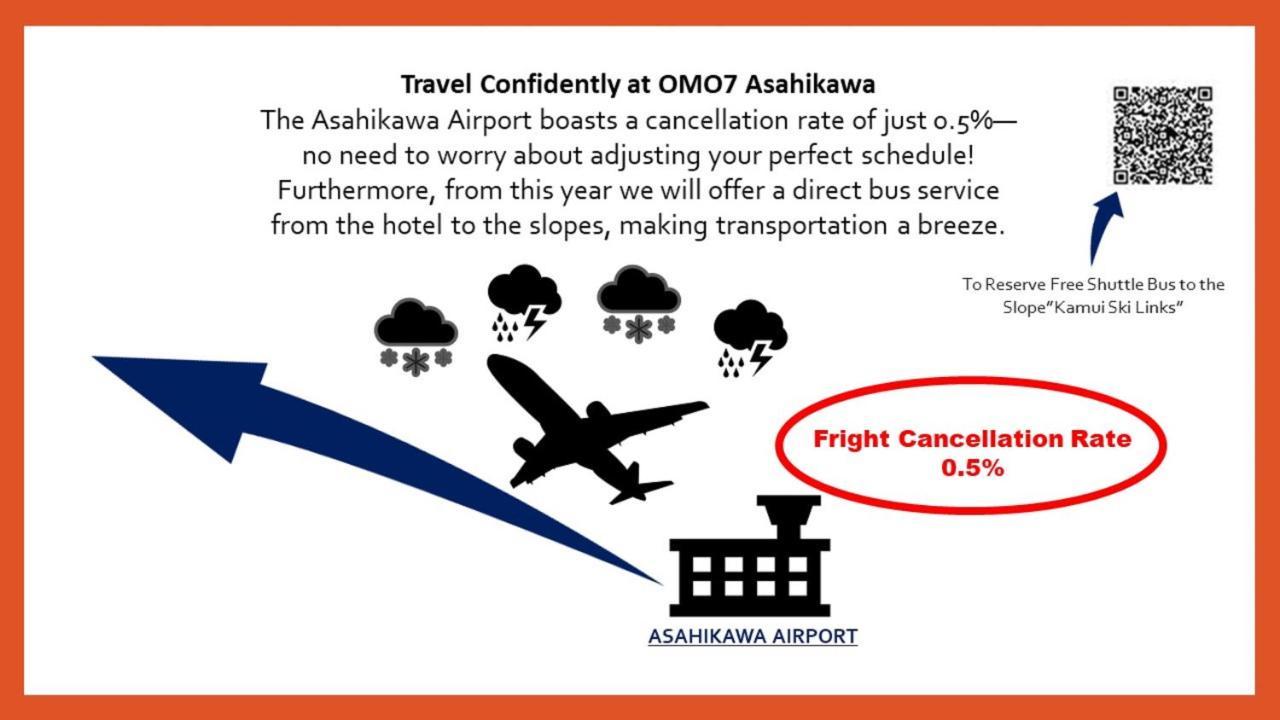 Omo7 Asahikawa By Hoshino Resorts Exterior photo Asahikawa Airport advertisement